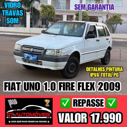 FIAT UNO 1.0 MPI MILLE FIRE ECONOMY 8V FLEX 4P MANUAL